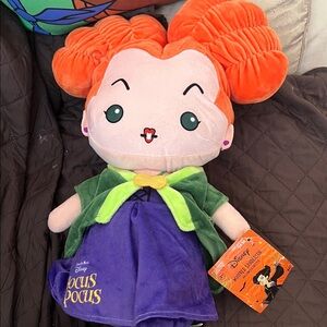 Disney Hocus Pocus Plush - Orange, Green, Purple